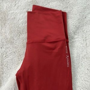 Red leggings size S